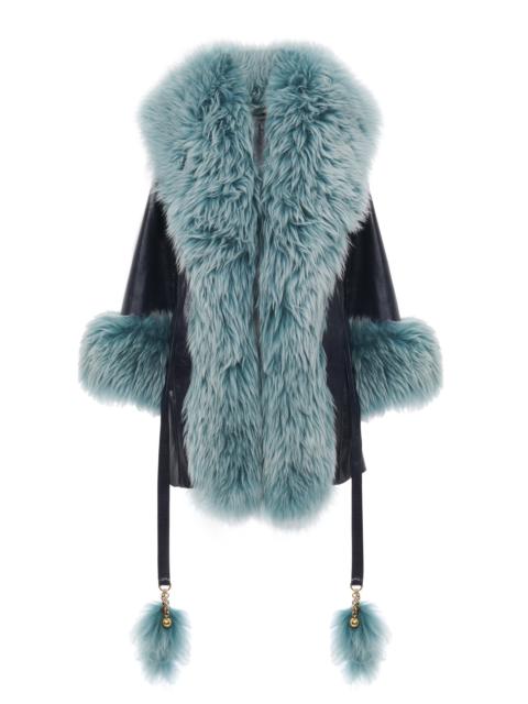 Chloé SHORT COAT IN LEATHER