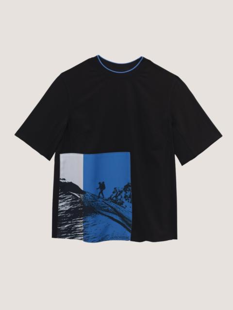 Maison Kitsuné POLARIZED MOUNTAINS CREPE TEE-SHIRT