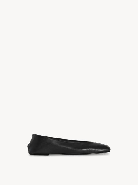 The Row Eva Slipper in Leather