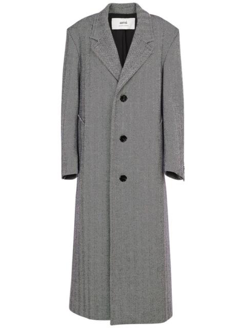 AMI Paris Herrington wool long coat