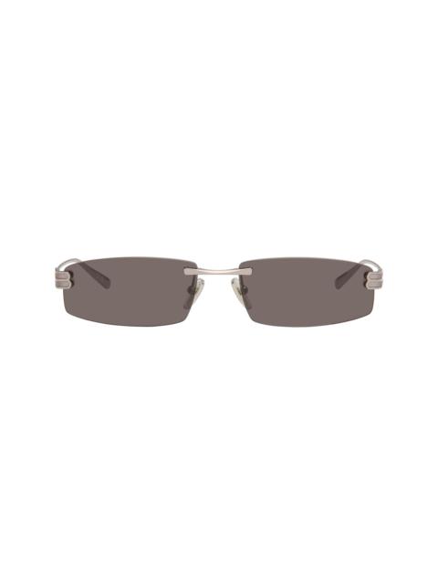 BALENCIAGA Silver Gossip Sunglasses