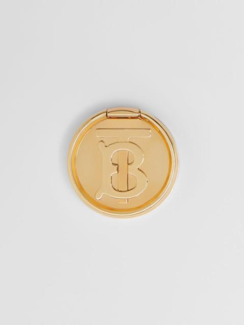Burberry Gold-plated Monogram Motif Phone Ring