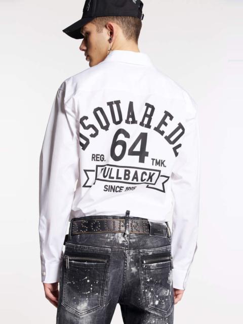 DSQUARED2 DROPPED SHOULDER SHIRT