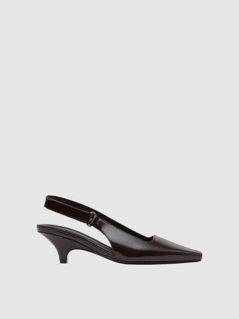 ST. AGNI Utility Sling Back Heel - Coffee