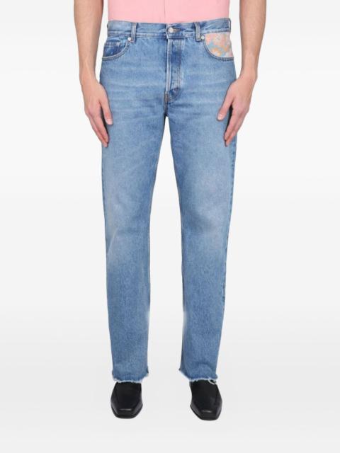 Séfr floral-panel jeans