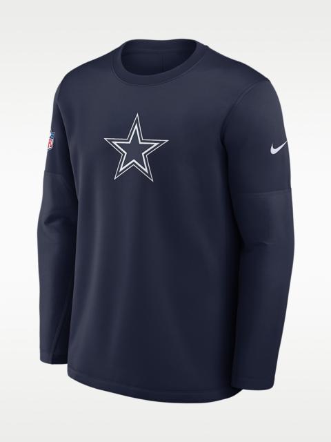 Nike Dallas Cowboys Sideline Coaches Men's Nike Therma-FIT NFL Long-Sleeve T-Shirt
