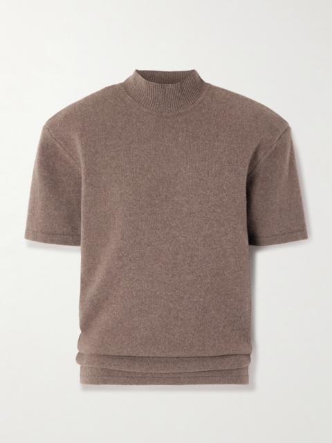 JACQUEMUS Castagna Wool And Cashmere-blend Turtleneck Sweater
