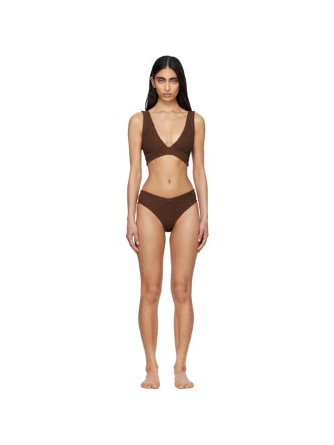 Hunza G Brown Angel Bikini