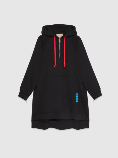GUCCI Cotton jersey hooded sweatshirt