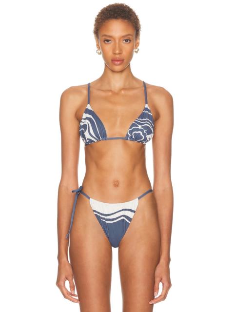 SIR. Lilou String Triangle Bikini Top