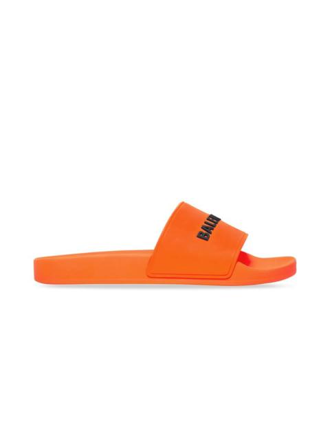 Men's Pool Slide Sandal in Fluo Orange