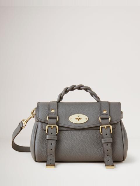 Mulberry Mini Alexa
Charcoal Heavy Grain