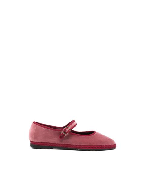 FLABELUS Theresa buckle-fastening ballet flats