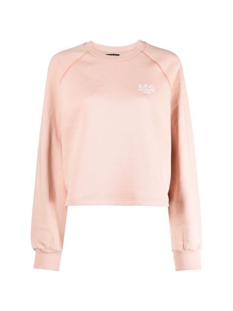 A.P.C. Oona logo-embroidered sweatshirt