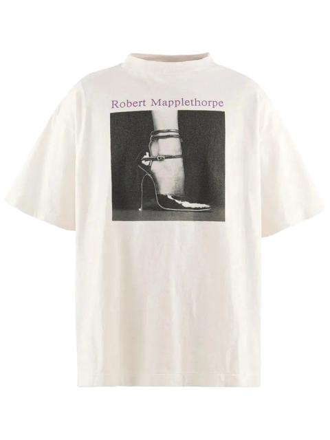SAINT M×××××× Melody Shoe T-Shirt "White" SM MK1 0000 C07