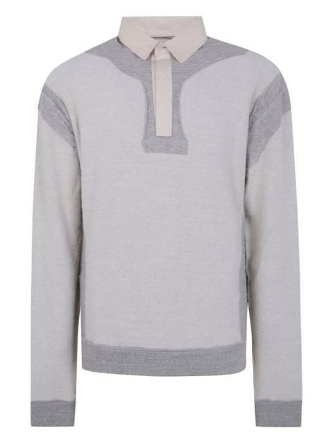 Maison Margiela textured-finish polo shirt