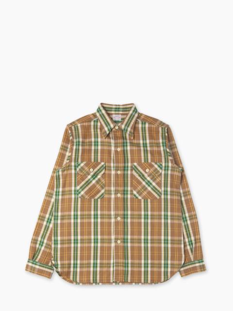 Warehouse & Co. WAREHOUSE & CO. LOT 3104 FLANNEL SHIRT BROWN