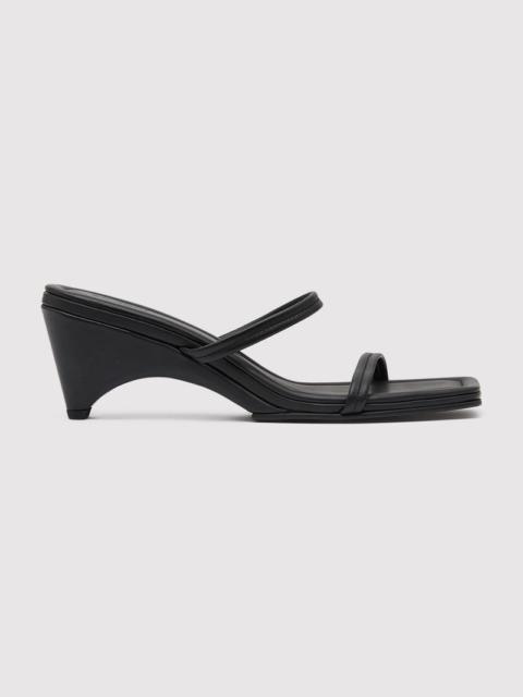ST. AGNI Double Strap Arc Wedge - Black