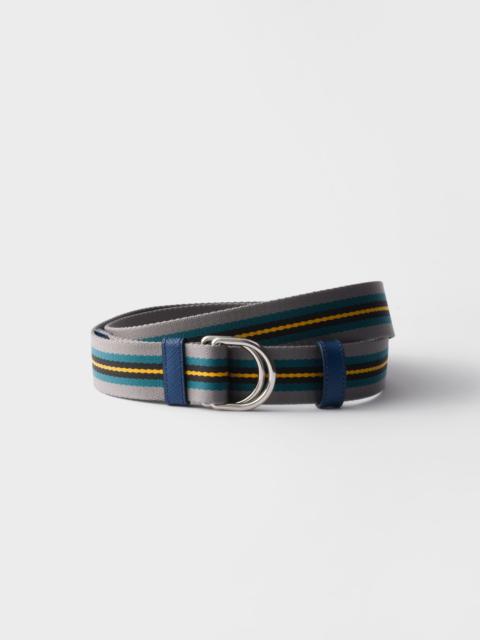 Prada Woven nylon belt