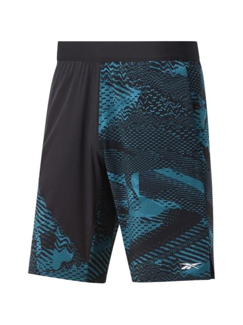 Reebok logo-detail printed shorts