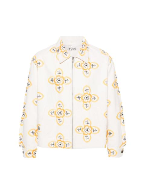 BODE Buttercup floral-embroidered jacket