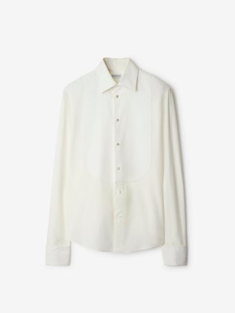 Burberry Slim Fit Cotton Silk Tuxedo Shirt
