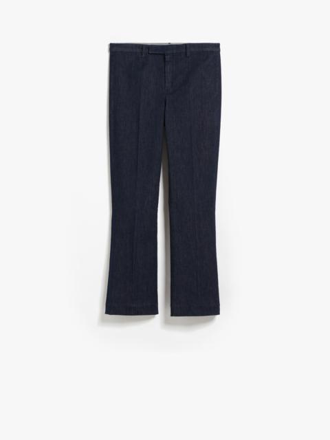 Max Mara DENISE Flared stretch denim trousers