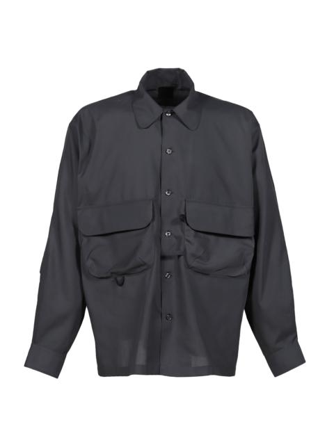 DAIWA PIER39 TECH SPORTS OPEN COLLAR SHIRT L/S / CHARCOAL
