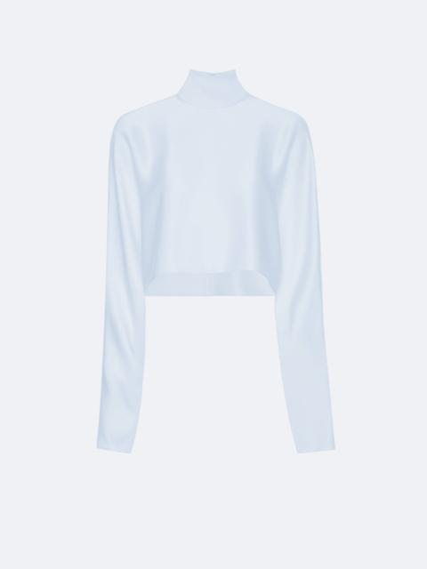 LAPOINTE Satin Caftan Top
