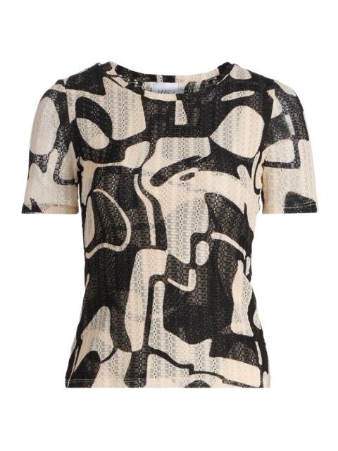MISA Women's Amor Abstract Marbled Knit Top - Abstract Marble