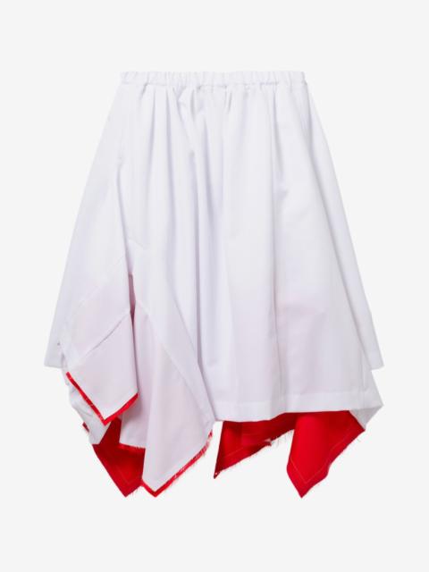 Comme Des Garçons asymmetric ruffled skirt