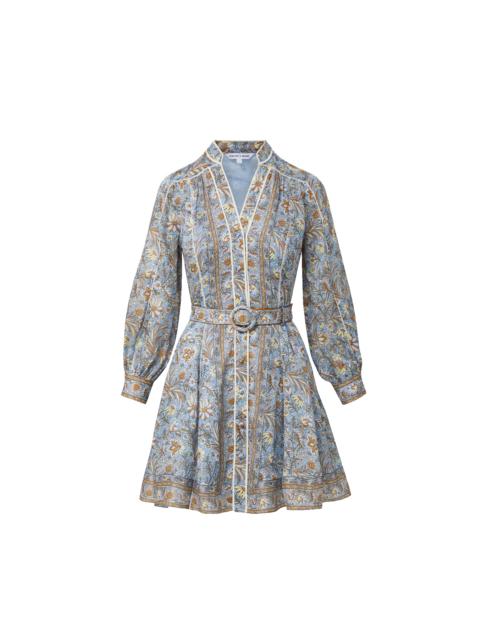 VERONICA BEARD KUMAR BELTED MINI DRESS