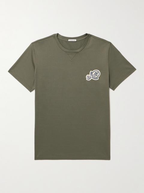 Moncler Logo-Appliquéd Cotton-Jersey T-shirt