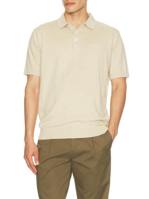 Barbour Muston Linen Blend Knitted Polo