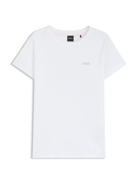 LOGO-DETAIL T-SHIRT IN COTTON JERSEY