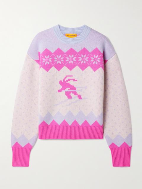 GUEST IN RESIDENCE Downhill Jacquard-knit Wool And Cashmere-blend Sweater