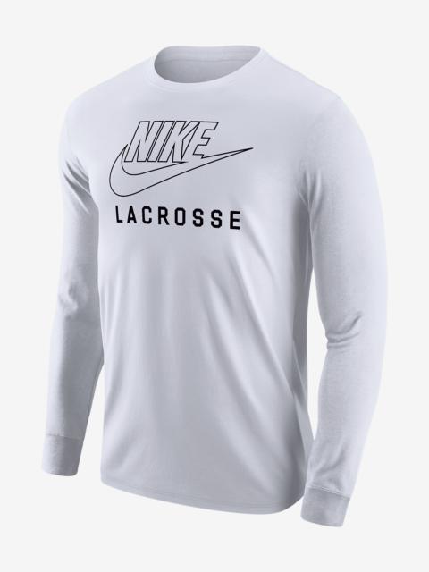 Nike Swoosh Men's Lacrosse Long-Sleeve T-Shirt