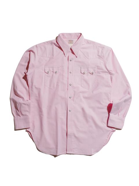 The Real McCoys MS25012 Oxford Western Shirt / Sawtooth Pink