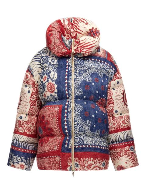 Roberto Cavalli bandana-print puffer jacket