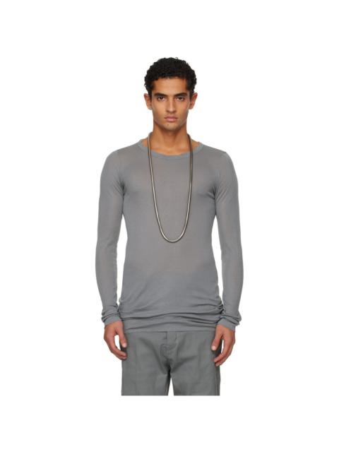 Rick Owens Gray Concordians Rib LS T-shirt