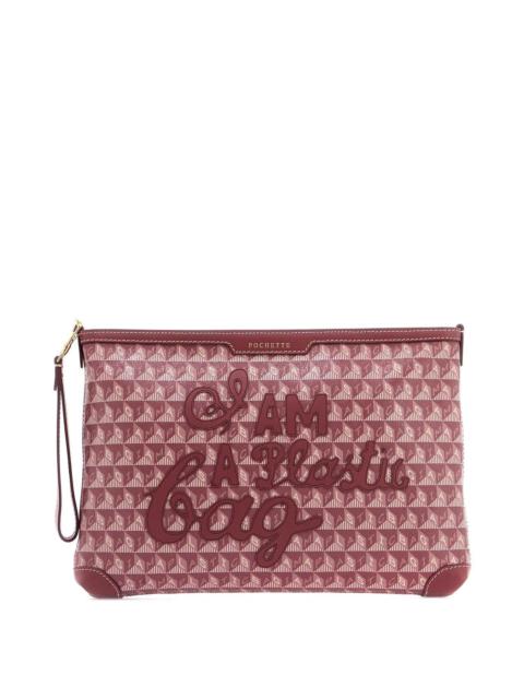 Anya Hindmarch "CLUTCH BAG WITH PLASTIC BAG MOTIF