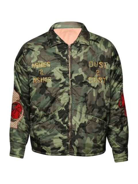 SAINT M×××××× Camouflage Ashes To Ashes Dust To Dust Jacket Green