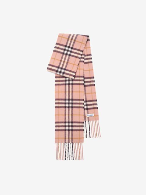 Burberry Narrow Check Cashmere Scarf