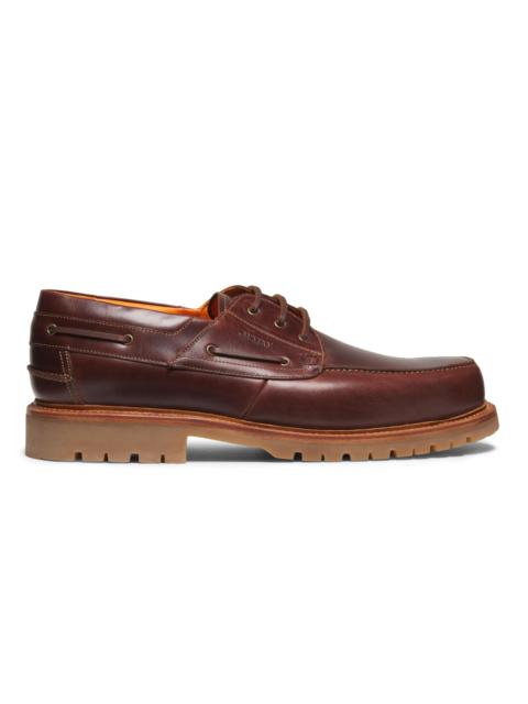 Junya Watanabe MAN Men's Junya Watanabe x Heinrich Dinkel Leather Boat Shoes - Brown