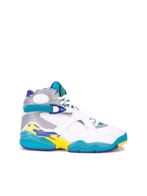 Air Jordan 8 Retro white aqua