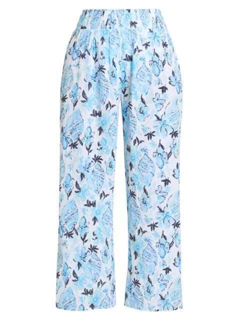 Lilly Pulitzer Women's Enzo Seahsell Coverup Pants - White Multi