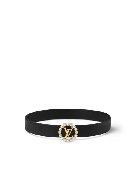 Louis Vuitton LV Circle Pearl 35MM Reversible Belt