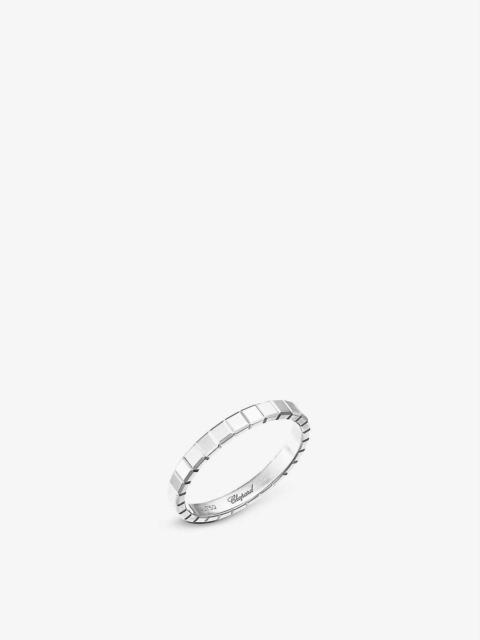 Ice Cube 18ct white-gold ring