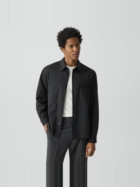 Theory Utility Overshirt in Motion Wool