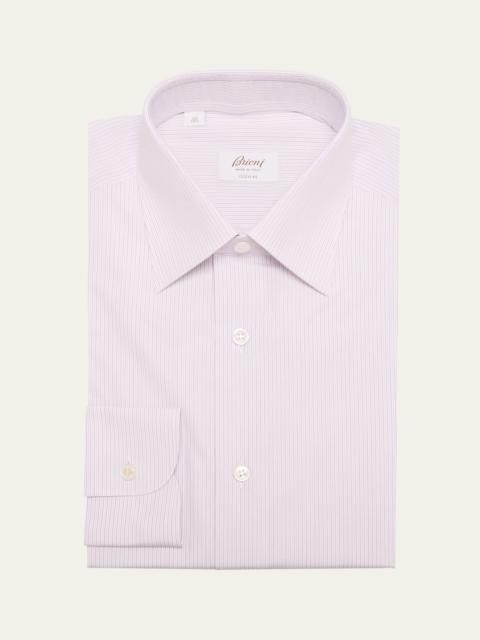 Men's Giza 45 Cotton Micro-Stripe Dress Shirt